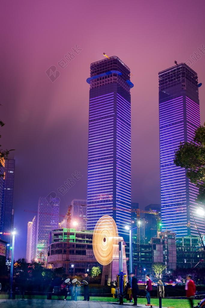 中国 贵州 贵阳 花果园 花果园社区 花果园双子塔 双子塔