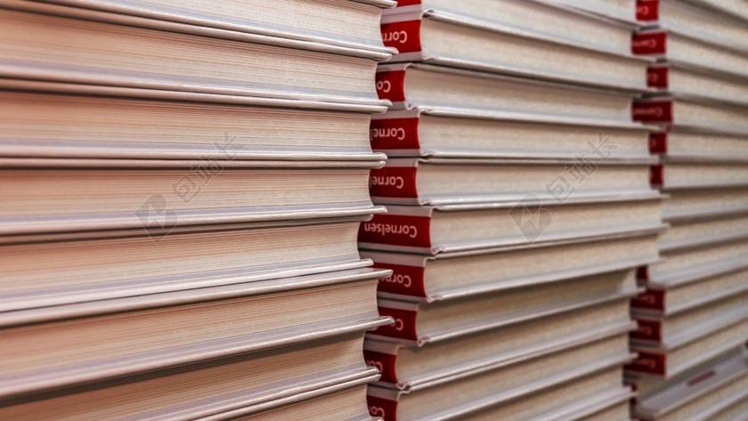 德语 图书 书库 书籍摞 回校 学校 知道 读取 文学