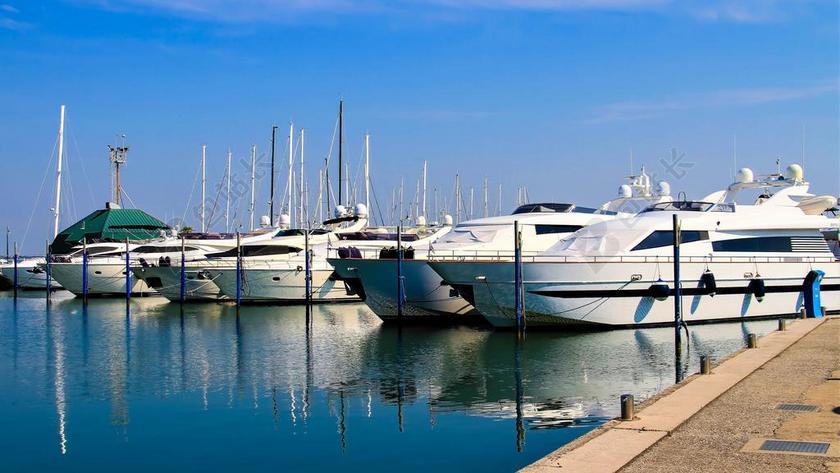端口 船舶港口 船港 船 船舶 海 水 夏季 意大利 旅行