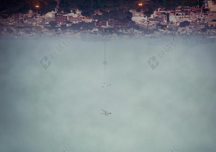 城市 超现实主义 数位 颠倒 神奇 梦想 如梦如幻