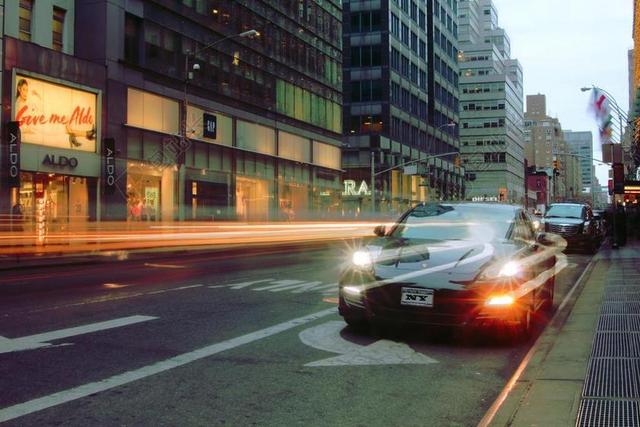 车 城市 纽约 跑车 运输 路 车辆 交通 车道 现代