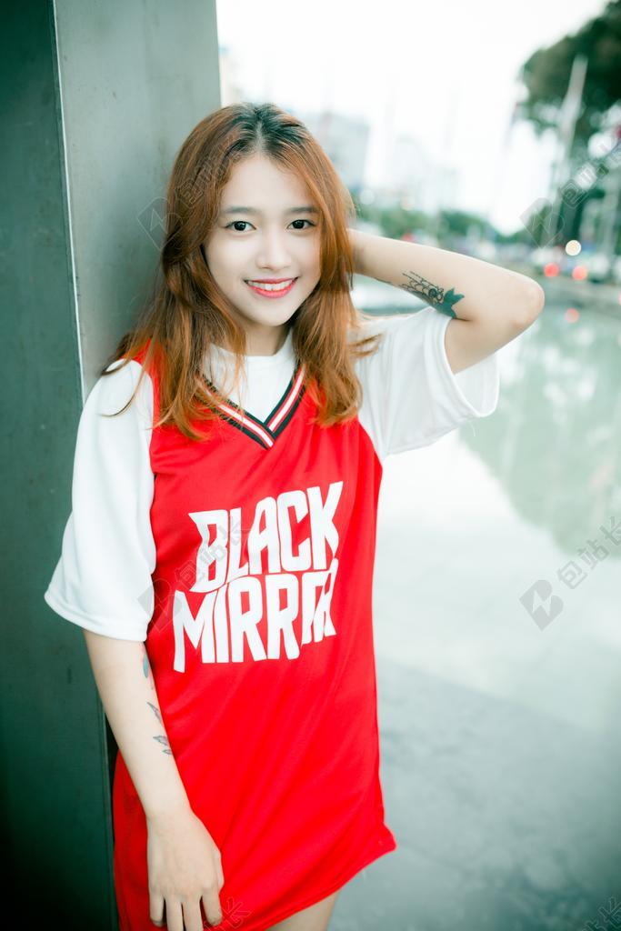 女孩 时尚 肖像 青少年 女性 模型 年轻 时尚的女孩 头发