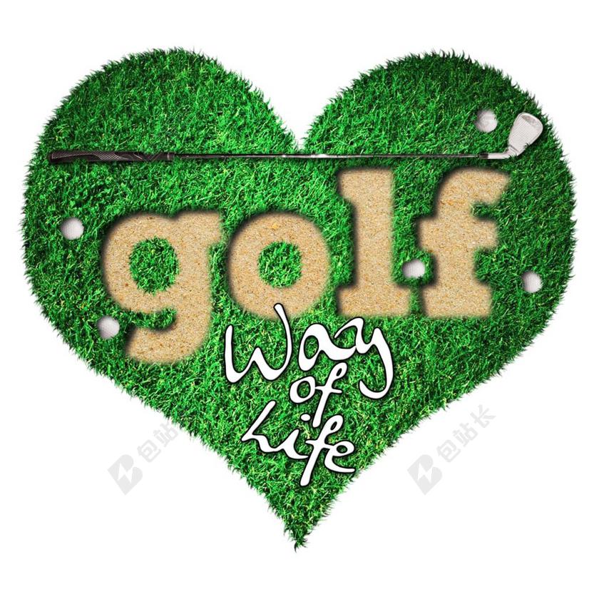 高尔夫球场 游戏 心