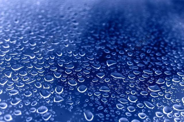 窗格 雨滴 滴水滴 滴雨 蓝色