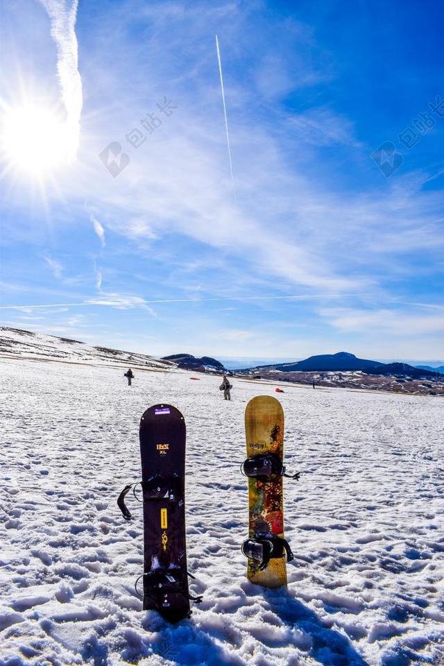 运动时尚户外单板滑雪背景图片