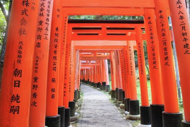 路 路径 隧道 模式 碎石 牌坊 伏 神社 京都 日本