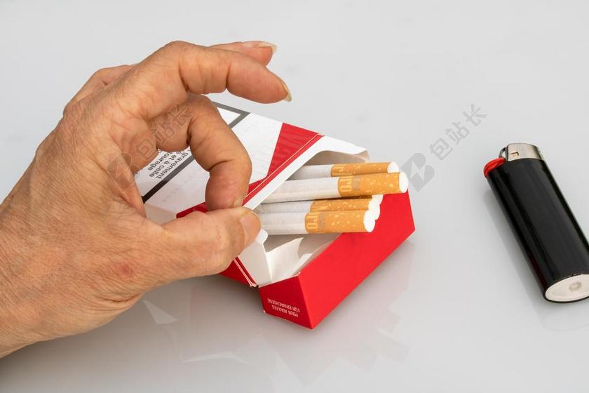 广告时尚抽烟的人背景图片