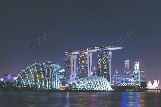 新加坡 引力 建设 结构 海 水 城市 船舶 天空 设计