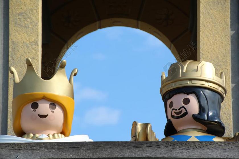 广告时尚普雷摩比玩具背景图片