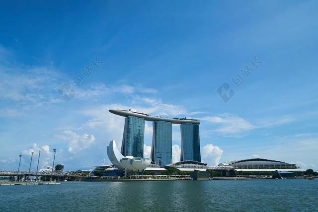 新加坡 酒店 蓝色 组成 摩天大楼 旅游 架构 旅行 建设