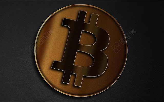 金融商务比特币背景图片