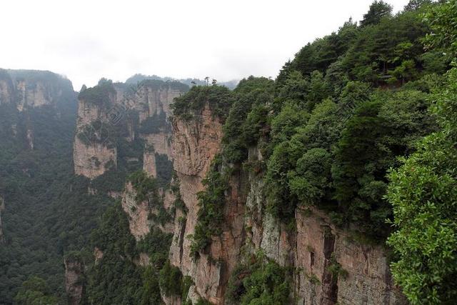 张家界 武陵源 石英砂岩峰林地貌