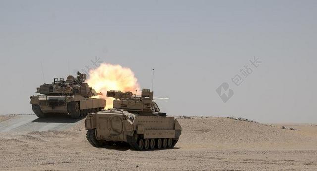 M1A2艾布拉姆斯 美国军队 坦克 住火 演习 培训
