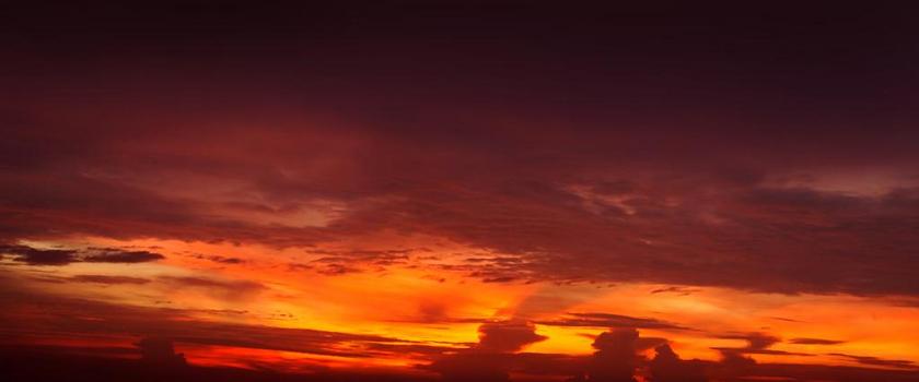 天空 辉煌 黄昏