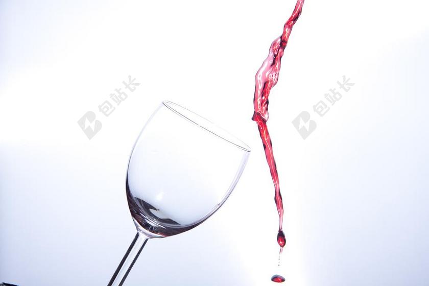 酒杯 空 喝杯 溢出葡萄酒