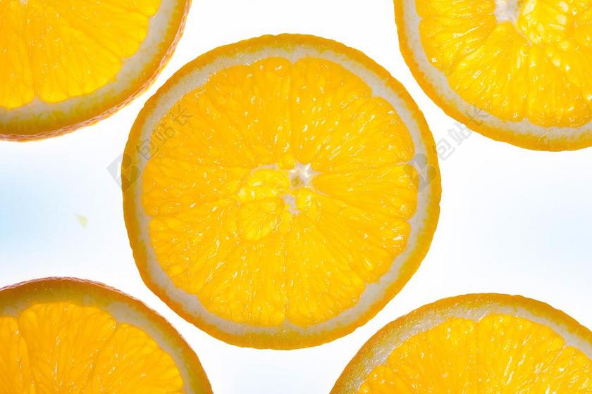 桔子 橙片 水果