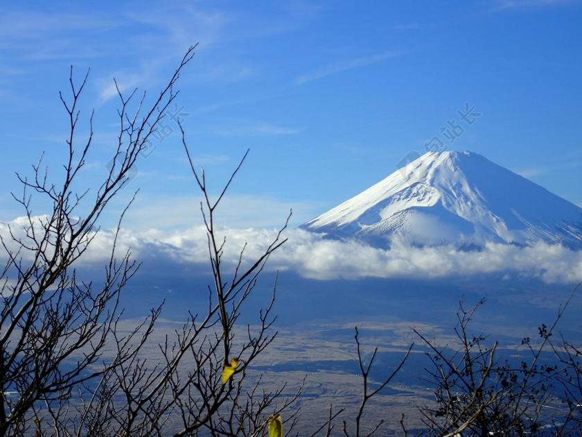 富士山 箱根 天气晴朗