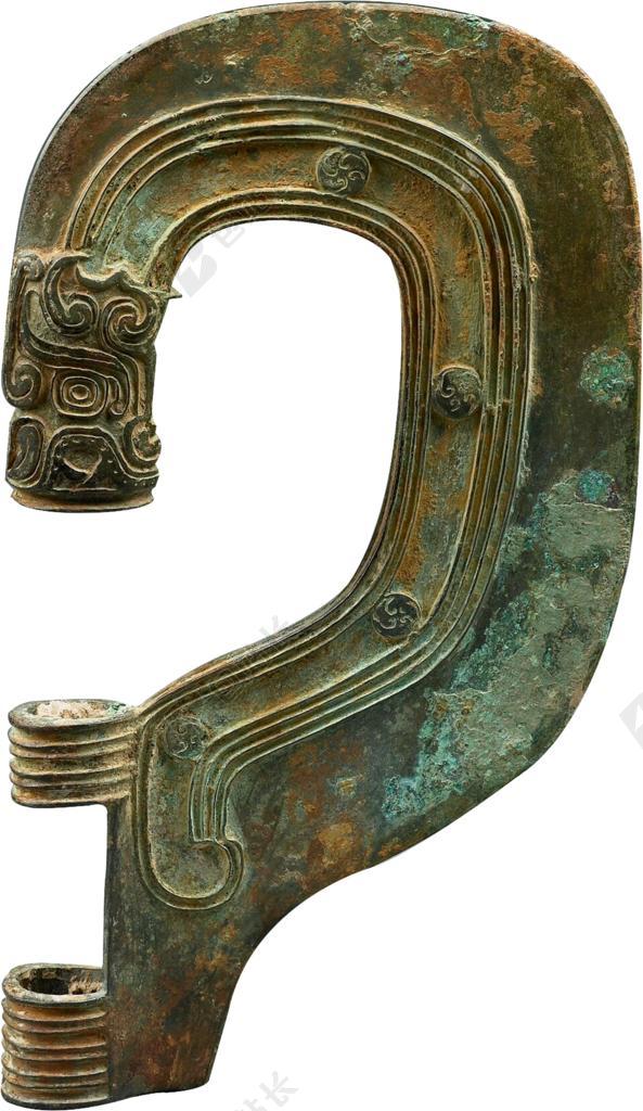 中国 文物 梁带村 芮国 东周 龙纹钺 青铜器 PSD文件
