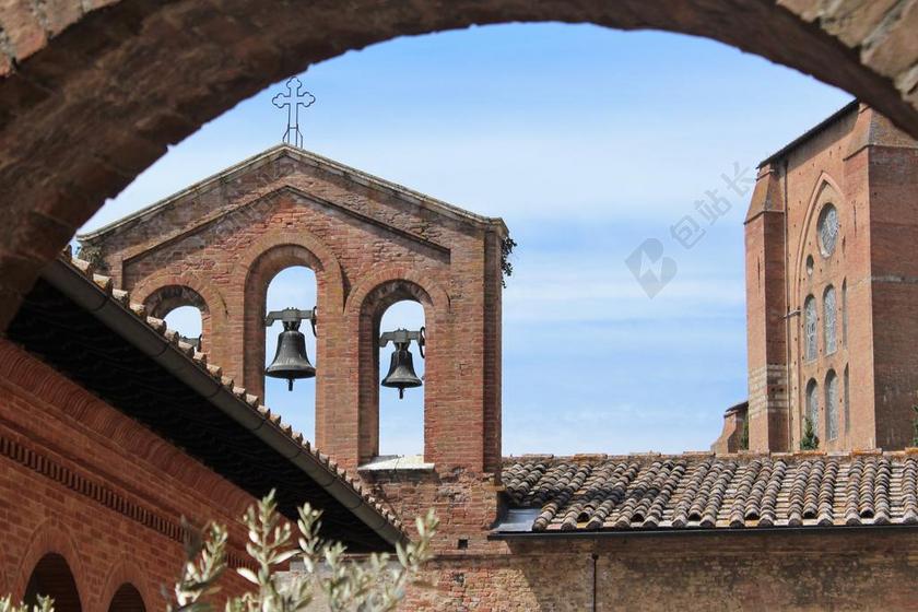 锡耶纳 教堂 房屋 房子 意大利 感兴趣的地方 建筑 城市