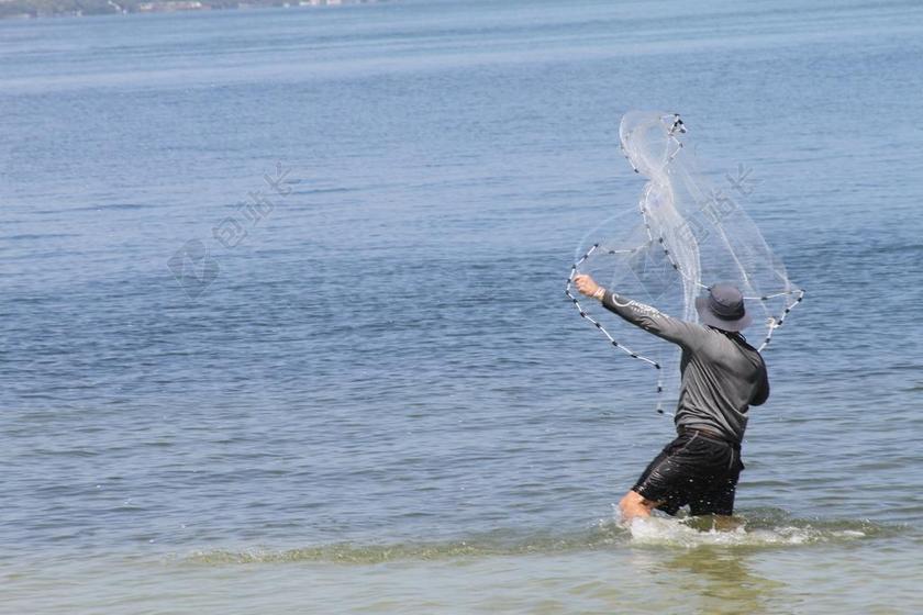 铸造一个渔网 钓鱼 渔 铸造