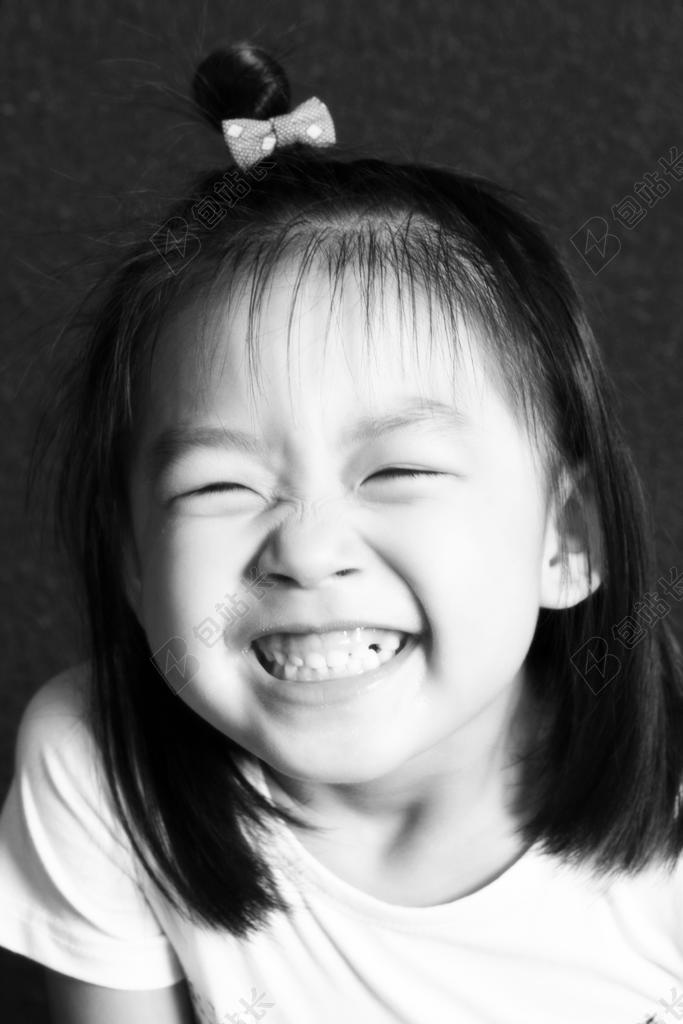 笑容 天使 女孩 儿童 六一