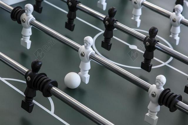 运动清新桌上足球背景图片