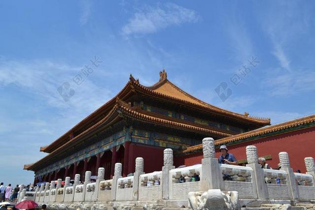 建筑复古中国北京紫禁城背景图片
