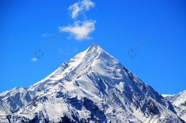 山 喜马拉雅山 景观 斯皮蒂谷 喜马偕尔邦 印度 旅游 旅行
