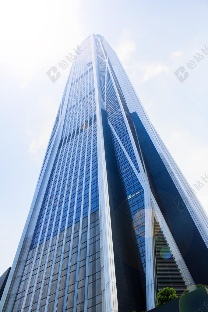 摩天楼 高层建筑 结构 城市 塔 高 玻璃 玻璃 天空