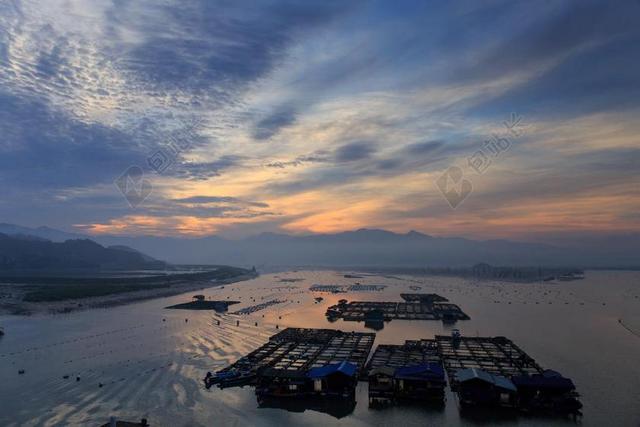 日出 霞浦 自然风景 旅游 剪影