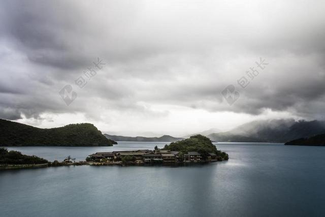 旅游自然中国云南泸沽湖背景图片