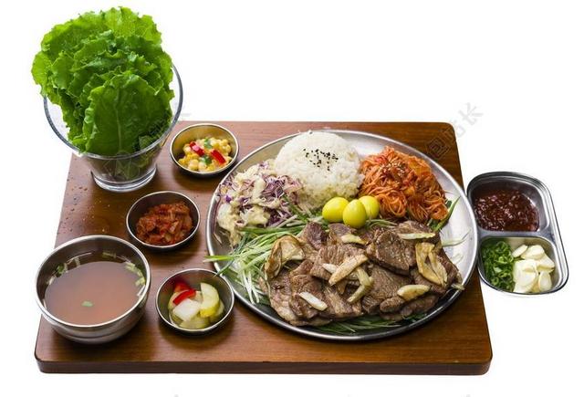 肉 石锅拌饭 中国张 泡菜
