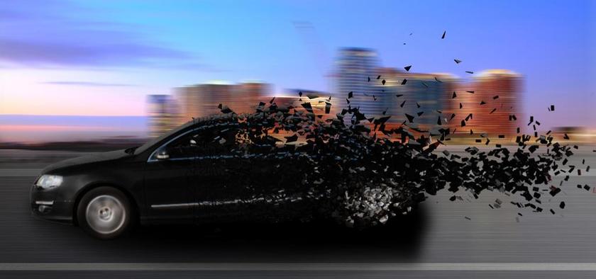 汽车 崩解 分解 帕萨特