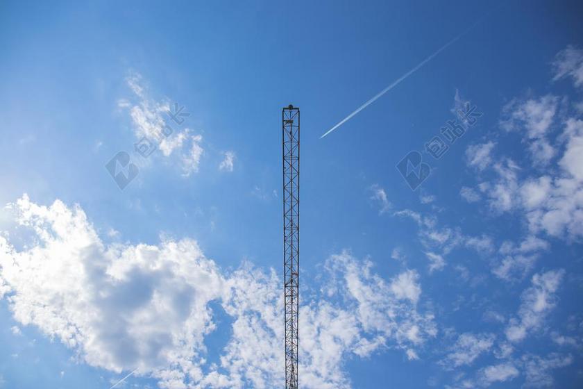 天空城市建设背景图片