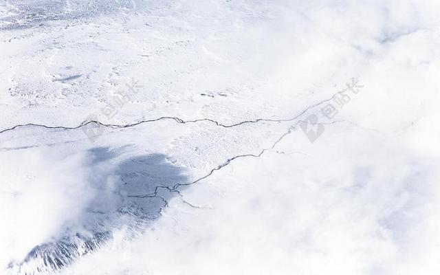 冰 雪 土地 景观 自然 裂纹 白