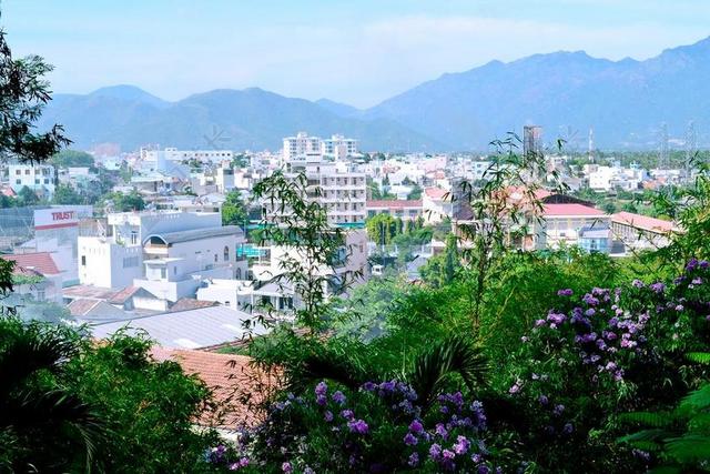芽庄 旅行 美 越南 城市 高角度 作品 体系结构 早上
