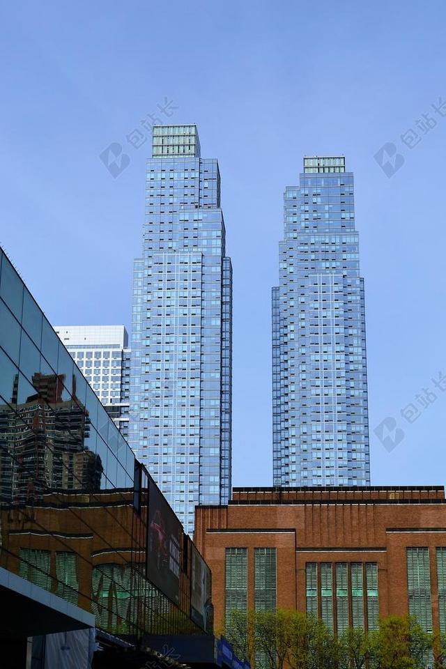 摩天大楼 纽约城 曼哈顿 建筑物 结构 纽约市 高层 市容