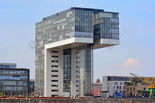 科隆 KRANHAUS 莱茵 名胜古迹 建设 德国 塔