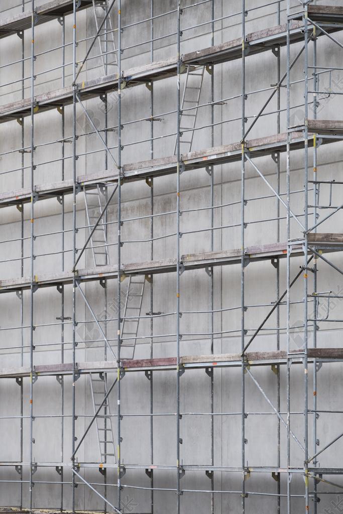 工厂清新建设脚手架背景图片