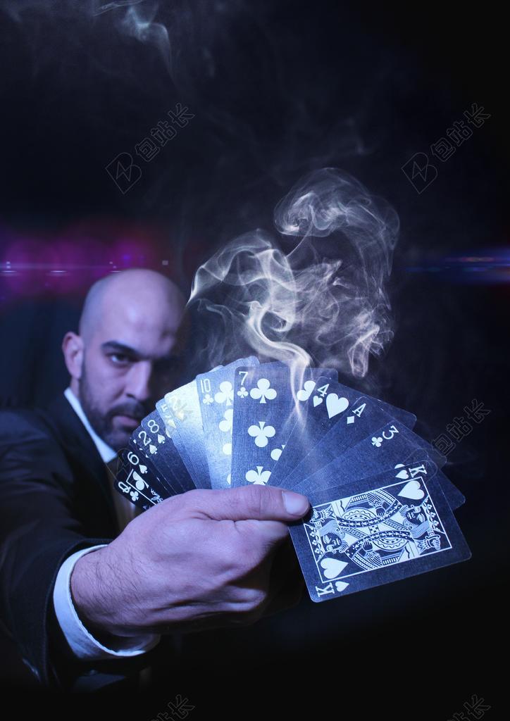 魔术 幻觉 光学 背景 字母 夜 烟 黑 手 职业 场面