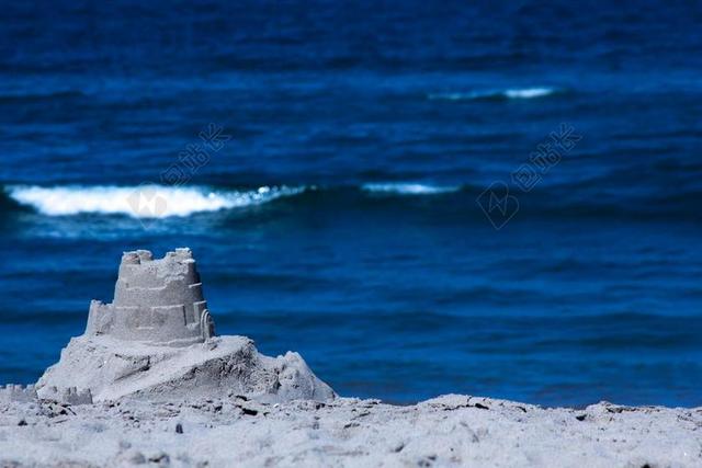 海滩 沙 海洋 沙堡