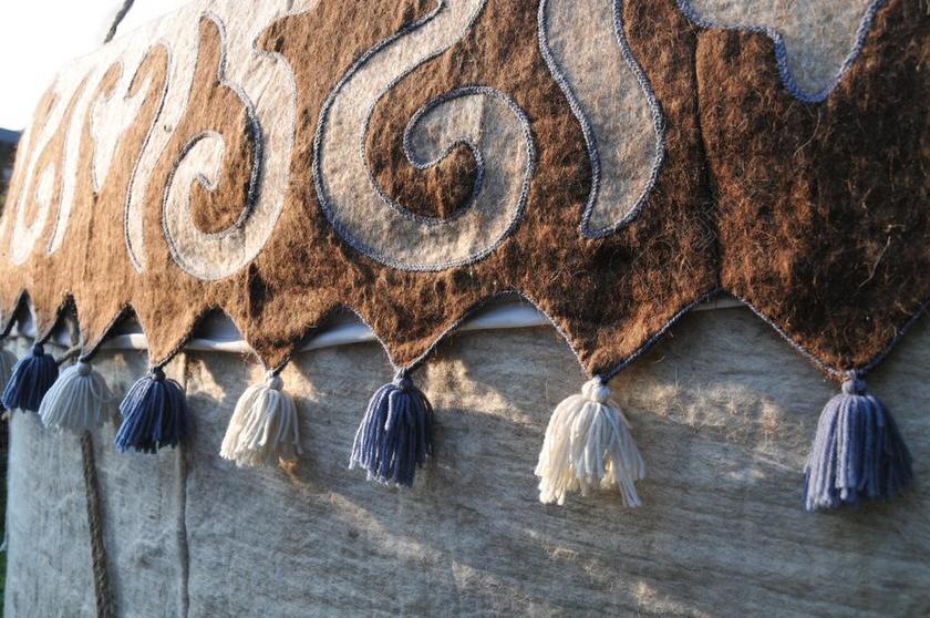 蒙古包 自由 草地 景观 心情 草 夏季 休息 孤单