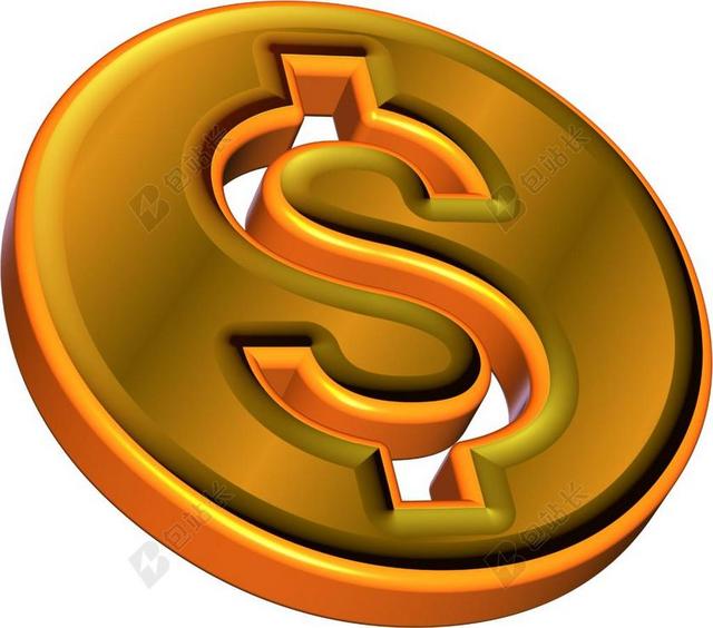 金融商务硬币LOGO背景图片