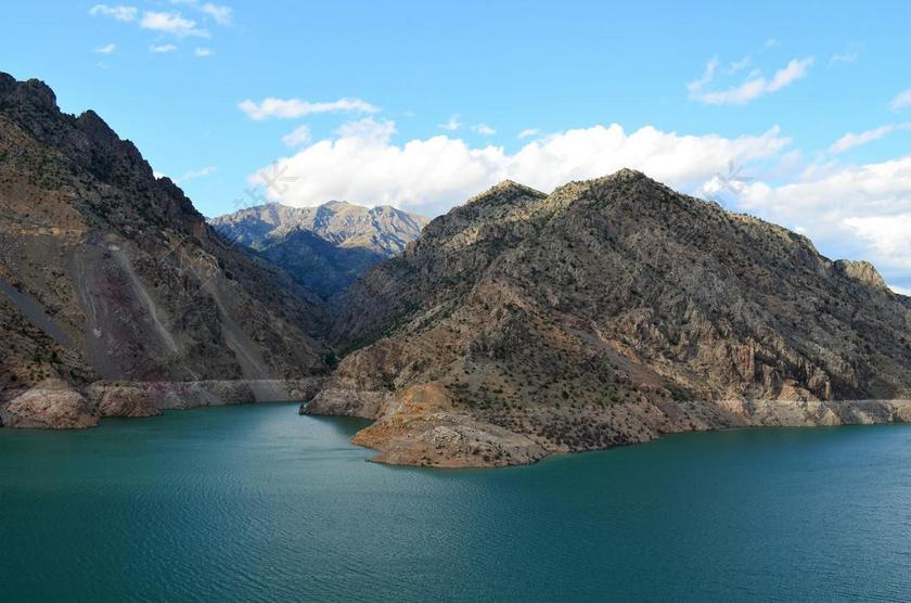 土耳其 卡拉德尼兹 CORUH谷 河 山 性质 景观 江 水