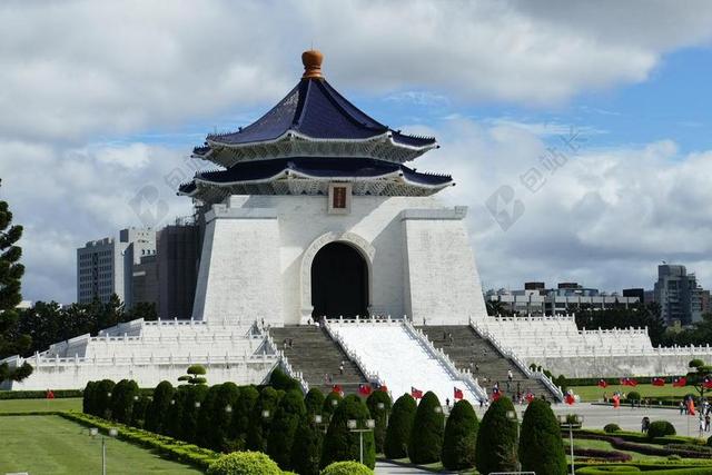 台湾 亚洲 台北 资本 衣冠冢 庙 公园 楼梯