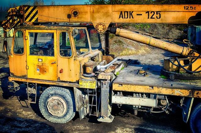 卡车 起重机 汽车吊 复员 ADK125 提高 AUTOKRAN