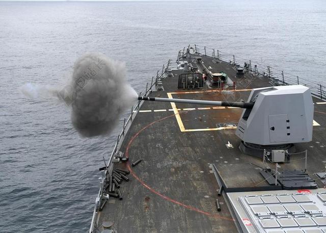 美国海军 船舶 驱逐舰 USN MK47 住火 主枪