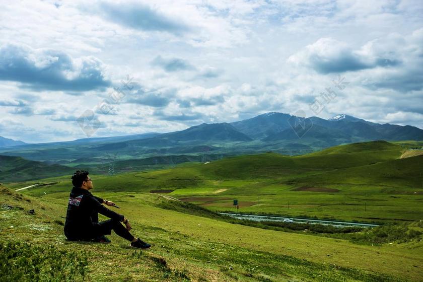 青海 查卡盐湖 青海湖