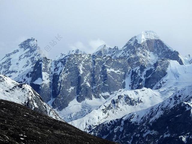斯皮蒂 喜马偕尔邦 印度 喜马拉雅山 景观 山