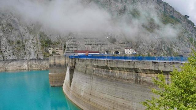 水力发电站 景观 水 河 建设 水库 坝